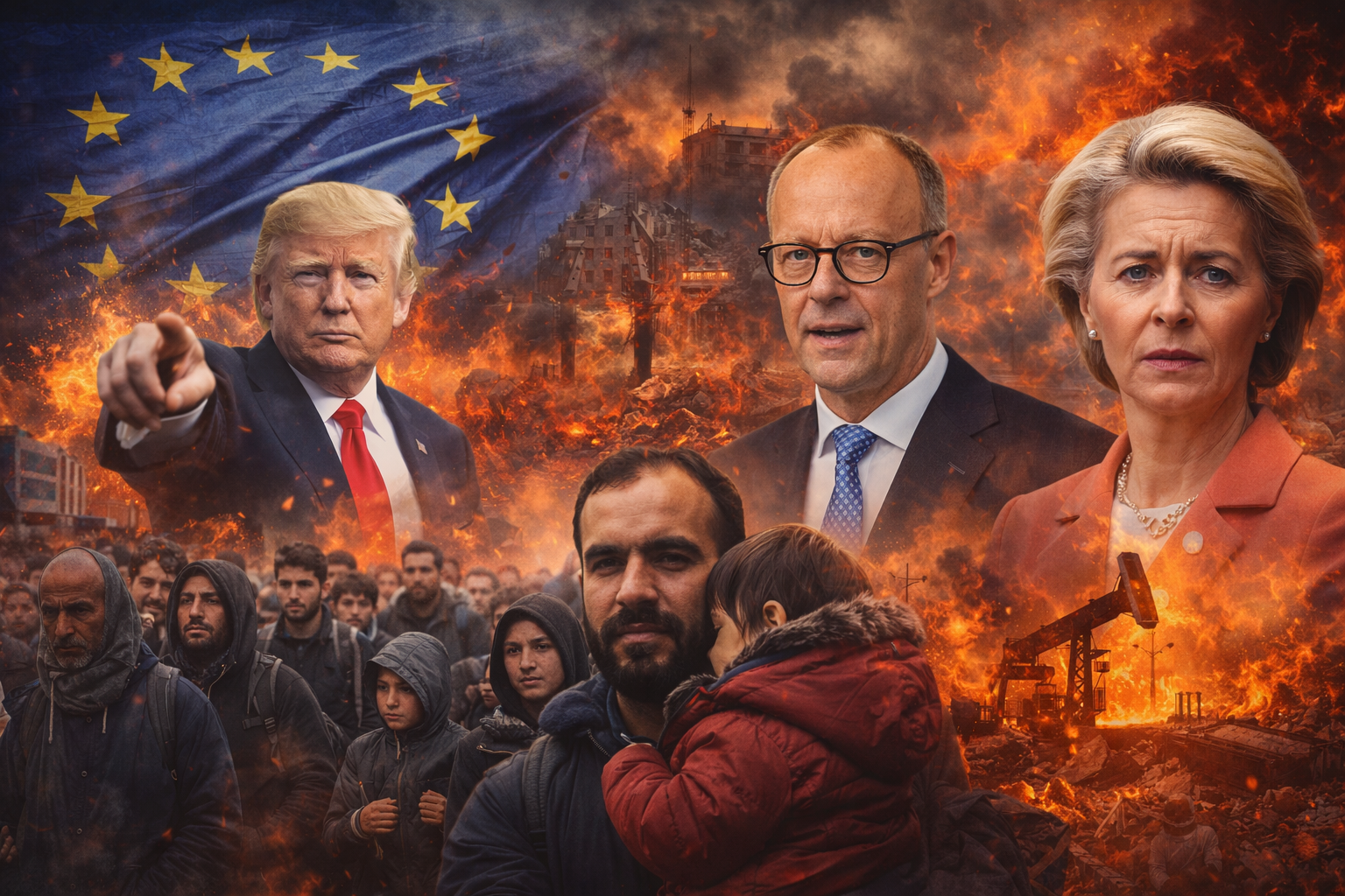 اللجوء في ألمانيا وتأثير الحرب في الشرق الأوسط على أوروبا